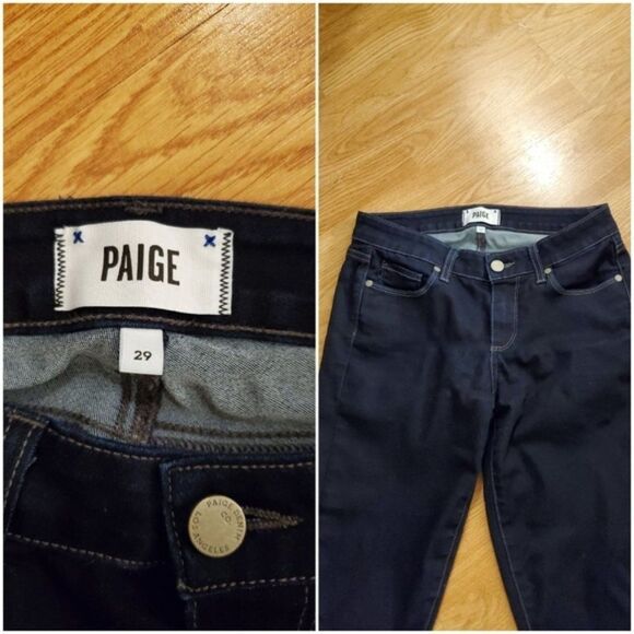 PAIGE Verdugo Skinny Ankle Jeans sz 29 Pinnacle - Picture 6 of 8